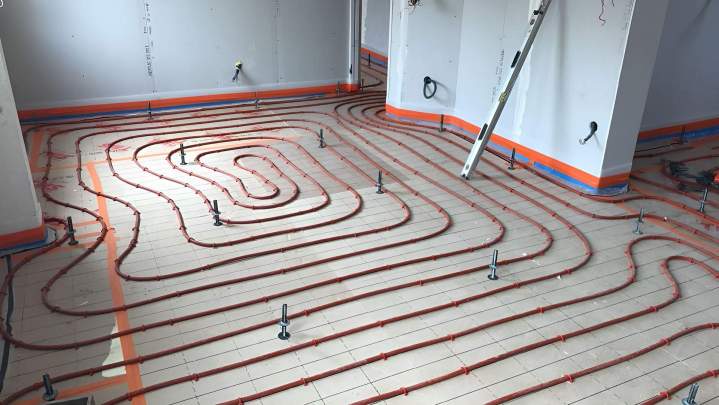 Installation plancher chauffant Saint-Nazaire